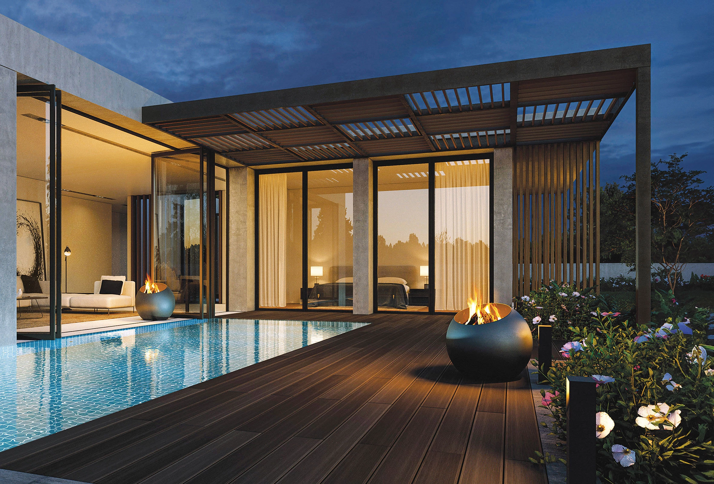 Wood-Burning Fire Pit