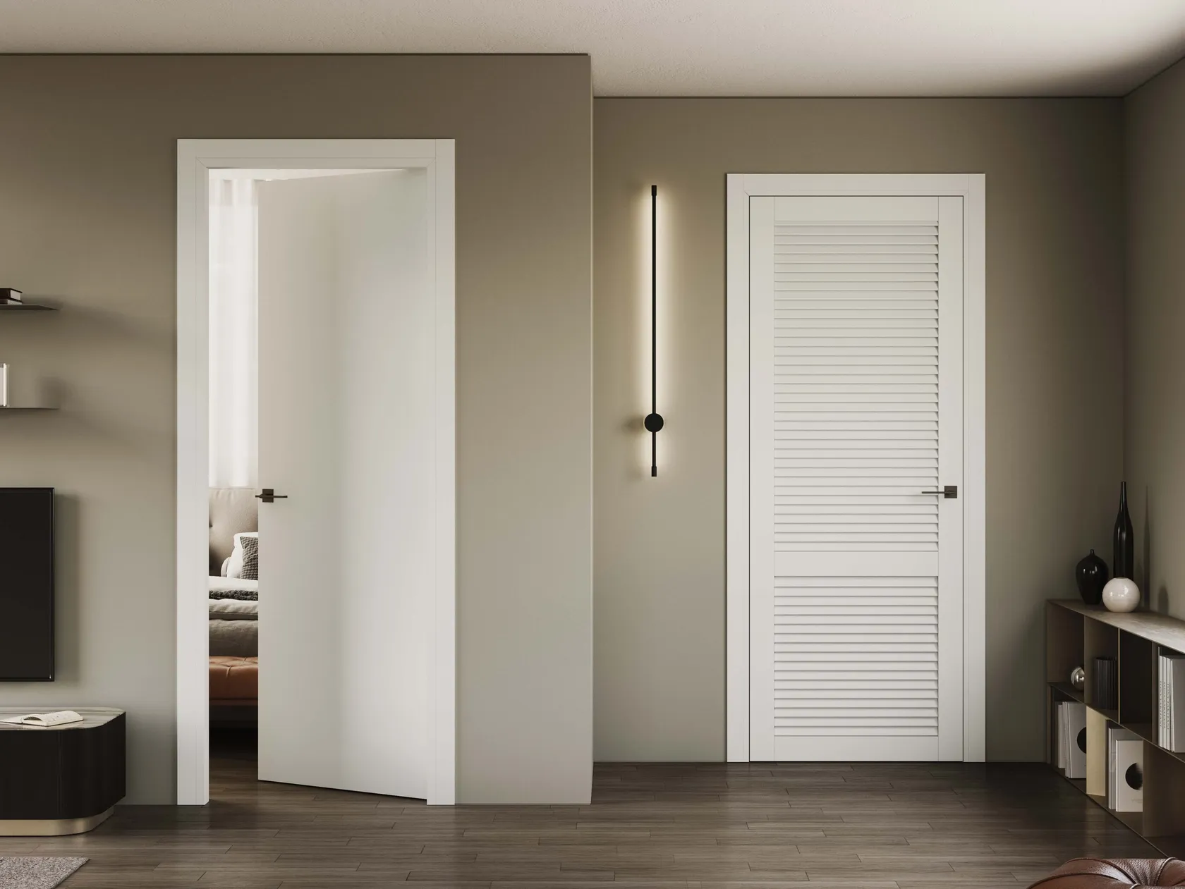 Lacquered Hinged Door